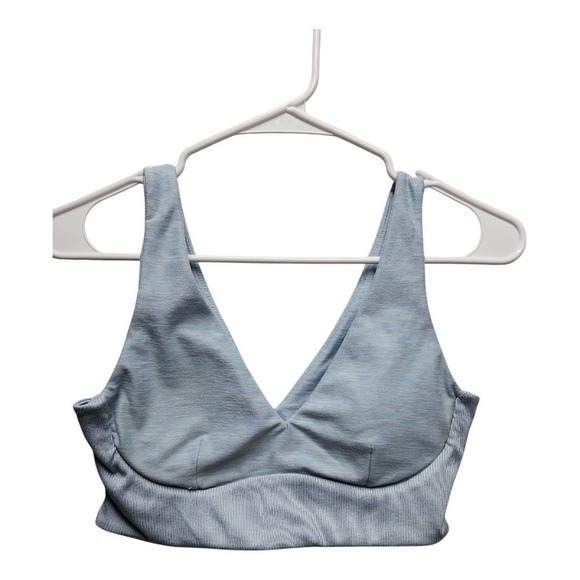 Victoria's Secret Sport Top Light Blue Size S Polyester‎ Spandex Gym Workout - Picture 1 of 9